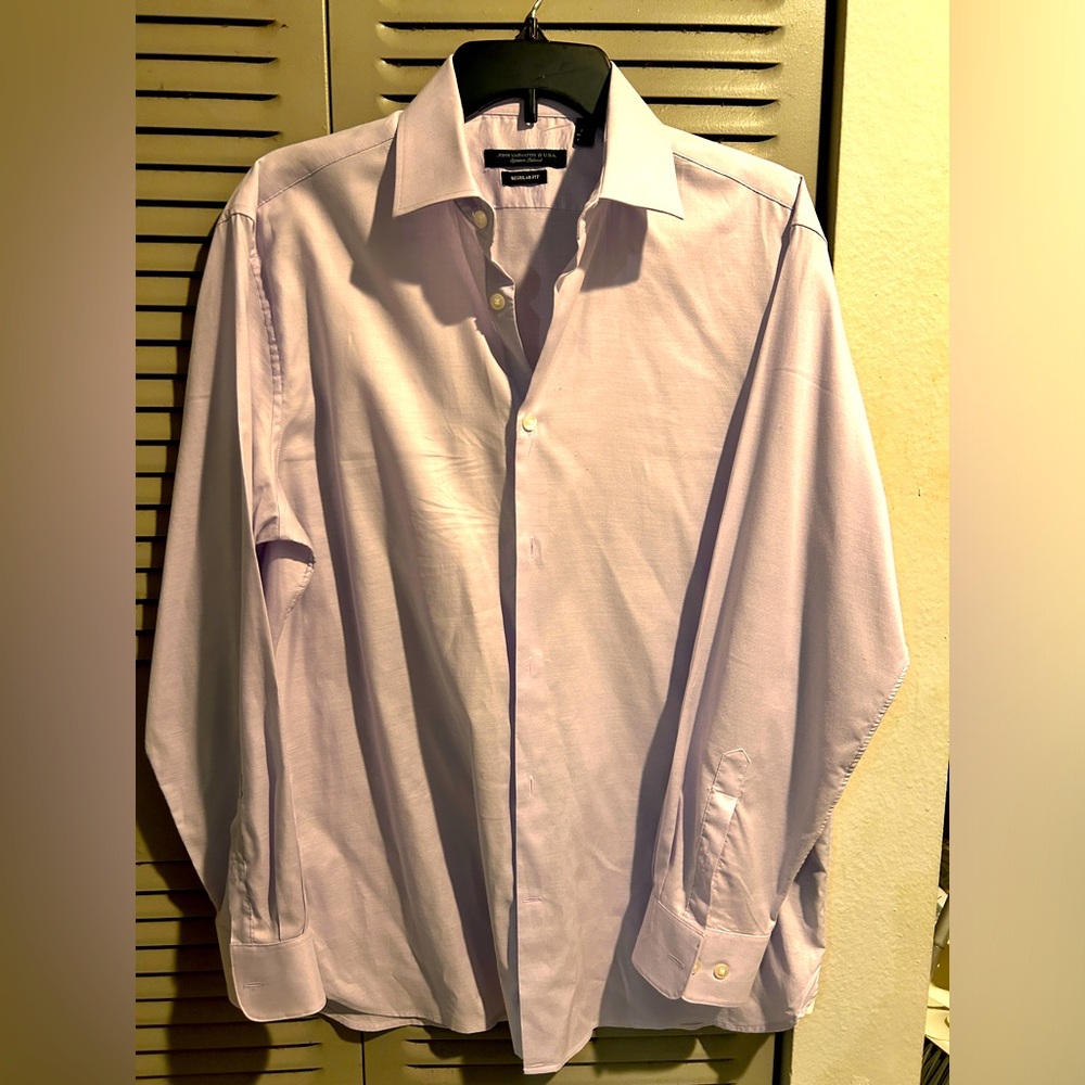 John Varvatos USA signature tailored men's button-down shirt 16/32-33